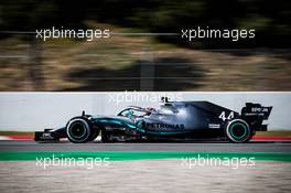 Lewis Hamilton (GBR) Mercedes AMG F1 W10. 26.02.2019. Formula One Testing, Day One, Barcelona, Spain. Tuesday.