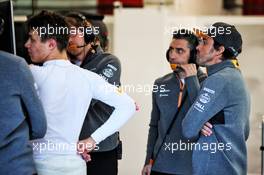 Fernando Alonso (ESP) McLaren and Lando Norris (GBR) McLaren. 26.02.2019. Formula One Testing, Day One, Barcelona, Spain. Tuesday.