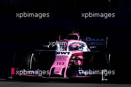 Lance Stroll (CDN), Racing Point  26.02.2019. Formula One Testing, Day One, Barcelona, Spain. Tuesday.
