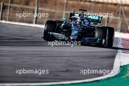 Lewis Hamilton (GBR) Mercedes AMG F1 W10. 26.02.2019. Formula One Testing, Day One, Barcelona, Spain. Tuesday.