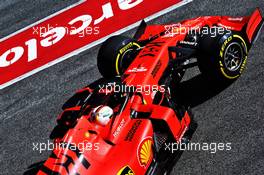 Sebastian Vettel (GER) Ferrari SF90. 26.02.2019. Formula One Testing, Day One, Barcelona, Spain. Tuesday.
