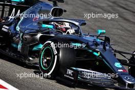 Lewis Hamilton (GBR) Mercedes AMG F1 W10. 26.02.2019. Formula One Testing, Day One, Barcelona, Spain. Tuesday.