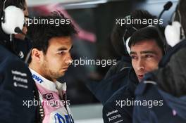 Sergio Perez (MEX) Racing Point F1 Team. 27.02.2019. Formula One Testing, Day Two, Barcelona, Spain. Wednesday.