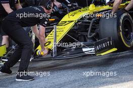 Nico Hulkenberg (GER) Renault Sport F1 Team RS19 - front wing detail. 27.02.2019. Formula One Testing, Day Two, Barcelona, Spain. Wednesday.