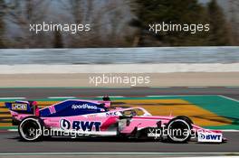 Sergio Perez (MEX) Racing Point F1 Team RP19. 27.02.2019. Formula One Testing, Day Two, Barcelona, Spain. Wednesday.