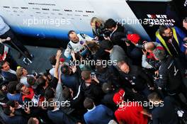 Robert Kubica (POL) Williams Racing with the media. 27.02.2019. Formula One Testing, Day Two, Barcelona, Spain. Wednesday.