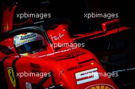 Sebastian Vettel (GER) Ferrari SF90. 14.05.2019. Formula One In Season Testing, Day One, Barcelona, Spain. Tuesday.