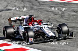Kimi Raikkonen (FIN) Alfa Romeo Racing C38. 15.05.2019. Formula One In Season Testing, Day Two, Barcelona, Spain. Wednesday.