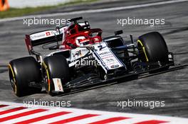 Kimi Raikkonen (FIN) Alfa Romeo Racing C38. 15.05.2019. Formula One In Season Testing, Day Two, Barcelona, Spain. Wednesday.