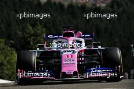 Sergio Perez (MEX) Racing Point F1 Team RP19. 30.08.2019. Formula 1 World Championship, Rd 13, Belgian Grand Prix, Spa Francorchamps, Belgium, Practice Day.