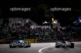 Robert Kubica (POL) Williams Racing FW42 and Antonio Giovinazzi (ITA) Alfa Romeo Racing C38. 30.08.2019. Formula 1 World Championship, Rd 13, Belgian Grand Prix, Spa Francorchamps, Belgium, Practice Day.