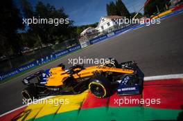 Carlos Sainz Jr (ESP) McLaren MCL34. 30.08.2019. Formula 1 World Championship, Rd 13, Belgian Grand Prix, Spa Francorchamps, Belgium, Practice Day.
