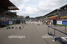 The grid awaits the cars. 01.09.2019. Formula 1 World Championship, Rd 13, Belgian Grand Prix, Spa Francorchamps, Belgium, Race Day.