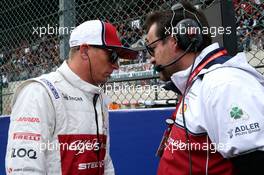 Kimi Raikkonen (FIN) Sauber C37. 01.09.2019. Formula 1 World Championship, Rd 13, Belgian Grand Prix, Spa Francorchamps, Belgium, Race Day.