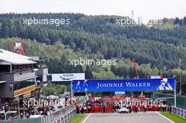 The grid before the start of the race. 01.09.2019. Formula 1 World Championship, Rd 13, Belgian Grand Prix, Spa Francorchamps, Belgium, Race Day.