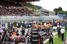 The Grid. 01.09.2019. Formula 1 World Championship, Rd 13, Belgian Grand Prix, Spa Francorchamps, Belgium, Race Day.