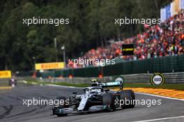Valtteri Bottas (FIN) Mercedes AMG F1 W10. 01.09.2019. Formula 1 World Championship, Rd 13, Belgian Grand Prix, Spa Francorchamps, Belgium, Race Day.
