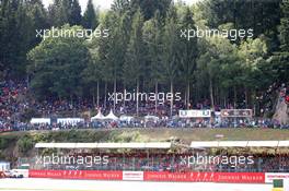Fans and grandstands. 01.09.2019. Formula 1 World Championship, Rd 13, Belgian Grand Prix, Spa Francorchamps, Belgium, Race Day.