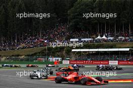 Sebastian Vettel (GER) Ferrari SF90. 01.09.2019. Formula 1 World Championship, Rd 13, Belgian Grand Prix, Spa Francorchamps, Belgium, Race Day.