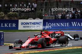 Sebastian Vettel (GER) Ferrari SF90. 01.09.2019. Formula 1 World Championship, Rd 13, Belgian Grand Prix, Spa Francorchamps, Belgium, Race Day.