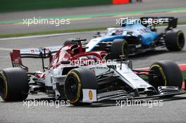 Kimi Raikkonen (FIN) Sauber C37. 01.09.2019. Formula 1 World Championship, Rd 13, Belgian Grand Prix, Spa Francorchamps, Belgium, Race Day.