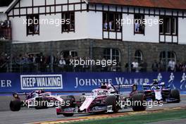 Sergio Perez (MEX) Racing Point F1 Team RP19. 01.09.2019. Formula 1 World Championship, Rd 13, Belgian Grand Prix, Spa Francorchamps, Belgium, Race Day.