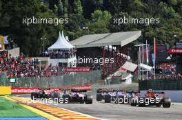 The start of the race. 01.09.2019. Formula 1 World Championship, Rd 13, Belgian Grand Prix, Spa Francorchamps, Belgium, Race Day.