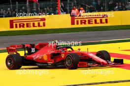Charles Leclerc (MON) Ferrari SF90 runs wide. 01.09.2019. Formula 1 World Championship, Rd 13, Belgian Grand Prix, Spa Francorchamps, Belgium, Race Day.