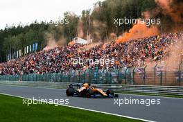 Carlos Sainz Jr (ESP) McLaren MCL34. 01.09.2019. Formula 1 World Championship, Rd 13, Belgian Grand Prix, Spa Francorchamps, Belgium, Race Day.