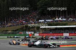 Valtteri Bottas (FIN) Mercedes AMG F1 W10. 01.09.2019. Formula 1 World Championship, Rd 13, Belgian Grand Prix, Spa Francorchamps, Belgium, Race Day.