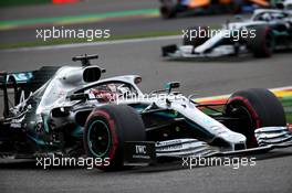 Lewis Hamilton (GBR) Mercedes AMG F1 W10. 01.09.2019. Formula 1 World Championship, Rd 13, Belgian Grand Prix, Spa Francorchamps, Belgium, Race Day.
