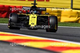 Daniel Ricciardo (AUS) Renault F1 Team RS19. 31.08.2019. Formula 1 World Championship, Rd 13, Belgian Grand Prix, Spa Francorchamps, Belgium, Qualifying Day.