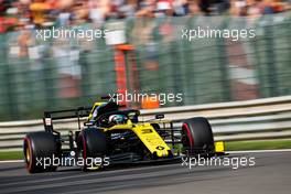 Daniel Ricciardo (AUS) Renault F1 Team RS19. 31.08.2019. Formula 1 World Championship, Rd 13, Belgian Grand Prix, Spa Francorchamps, Belgium, Qualifying Day.