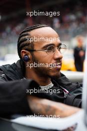 Lewis Hamilton (GBR) Mercedes AMG F1 on the drivers parade. 01.09.2019. Formula 1 World Championship, Rd 13, Belgian Grand Prix, Spa Francorchamps, Belgium, Race Day.
