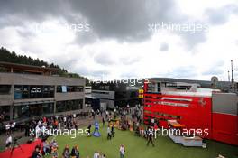 Paddock atmosphere. 01.09.2019. Formula 1 World Championship, Rd 13, Belgian Grand Prix, Spa Francorchamps, Belgium, Race Day.