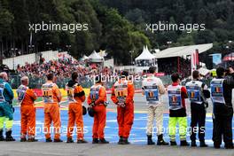 Marshals.  01.09.2019. Formula 1 World Championship, Rd 13, Belgian Grand Prix, Spa Francorchamps, Belgium, Race Day.