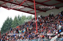 Circuit atmosphere - fans in the grandstand. 01.09.2019. Formula 1 World Championship, Rd 13, Belgian Grand Prix, Spa Francorchamps, Belgium, Race Day.