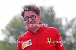 Mattia Binotto (ITA) Ferrari Team Principal. 29.08.2019. Formula 1 World Championship, Rd 13, Belgian Grand Prix, Spa Francorchamps, Belgium, Preparation Day.