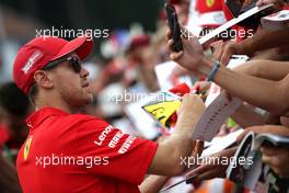 Sebastian Vettel (GER), Scuderia Ferrari  29.08.2019. Formula 1 World Championship, Rd 13, Belgian Grand Prix, Spa Francorchamps, Belgium, Preparation Day.