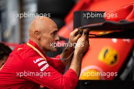 Ferrari mechanic. 29.08.2019. Formula 1 World Championship, Rd 13, Belgian Grand Prix, Spa Francorchamps, Belgium, Preparation Day.