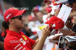 Sebastian Vettel (GER), Scuderia Ferrari  29.08.2019. Formula 1 World Championship, Rd 13, Belgian Grand Prix, Spa Francorchamps, Belgium, Preparation Day.