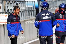 Pierre Gasly (FRA) Scuderia Toro Rosso. 29.08.2019. Formula 1 World Championship, Rd 13, Belgian Grand Prix, Spa Francorchamps, Belgium, Preparation Day.