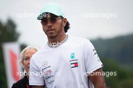 Lewis Hamilton (GBR) Mercedes AMG F1. 29.08.2019. Formula 1 World Championship, Rd 13, Belgian Grand Prix, Spa Francorchamps, Belgium, Preparation Day.