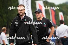Valtteri Bottas (FIN) Mercedes AMG F1. 29.08.2019. Formula 1 World Championship, Rd 13, Belgian Grand Prix, Spa Francorchamps, Belgium, Preparation Day.