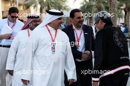 Crown Prince Shaikh Salman bin Isa Hamad Al Khalifa (BRN).  29.03.2019. Formula 1 World Championship, Rd 2, Bahrain Grand Prix, Sakhir, Bahrain, Practice Day