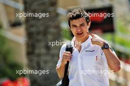 Lando Norris (GBR) McLaren. 29.03.2019. Formula 1 World Championship, Rd 2, Bahrain Grand Prix, Sakhir, Bahrain, Practice Day