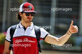 Antonio Giovinazzi (ITA) Alfa Romeo Racing. 29.03.2019. Formula 1 World Championship, Rd 2, Bahrain Grand Prix, Sakhir, Bahrain, Practice Day