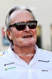 Mansour Ojjeh, McLaren shareholder. 29.03.2019. Formula 1 World Championship, Rd 2, Bahrain Grand Prix, Sakhir, Bahrain, Practice Day