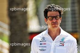 Toto Wolff (GER) Mercedes AMG F1 Shareholder and Executive Director. 29.03.2019. Formula 1 World Championship, Rd 2, Bahrain Grand Prix, Sakhir, Bahrain, Practice Day