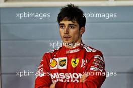 Third placed Charles Leclerc (MON) Ferrari in parc ferme. 31.03.2019. Formula 1 World Championship, Rd 2, Bahrain Grand Prix, Sakhir, Bahrain, Race Day.